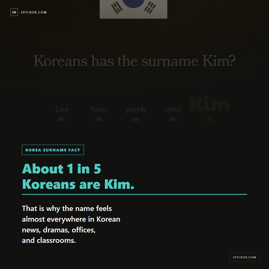 Korean Kim Surname History card 2
