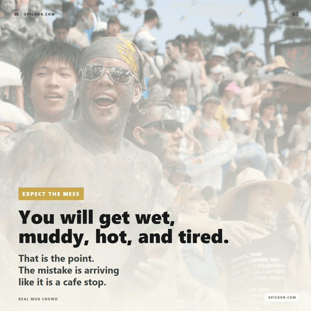 Real mud crowd