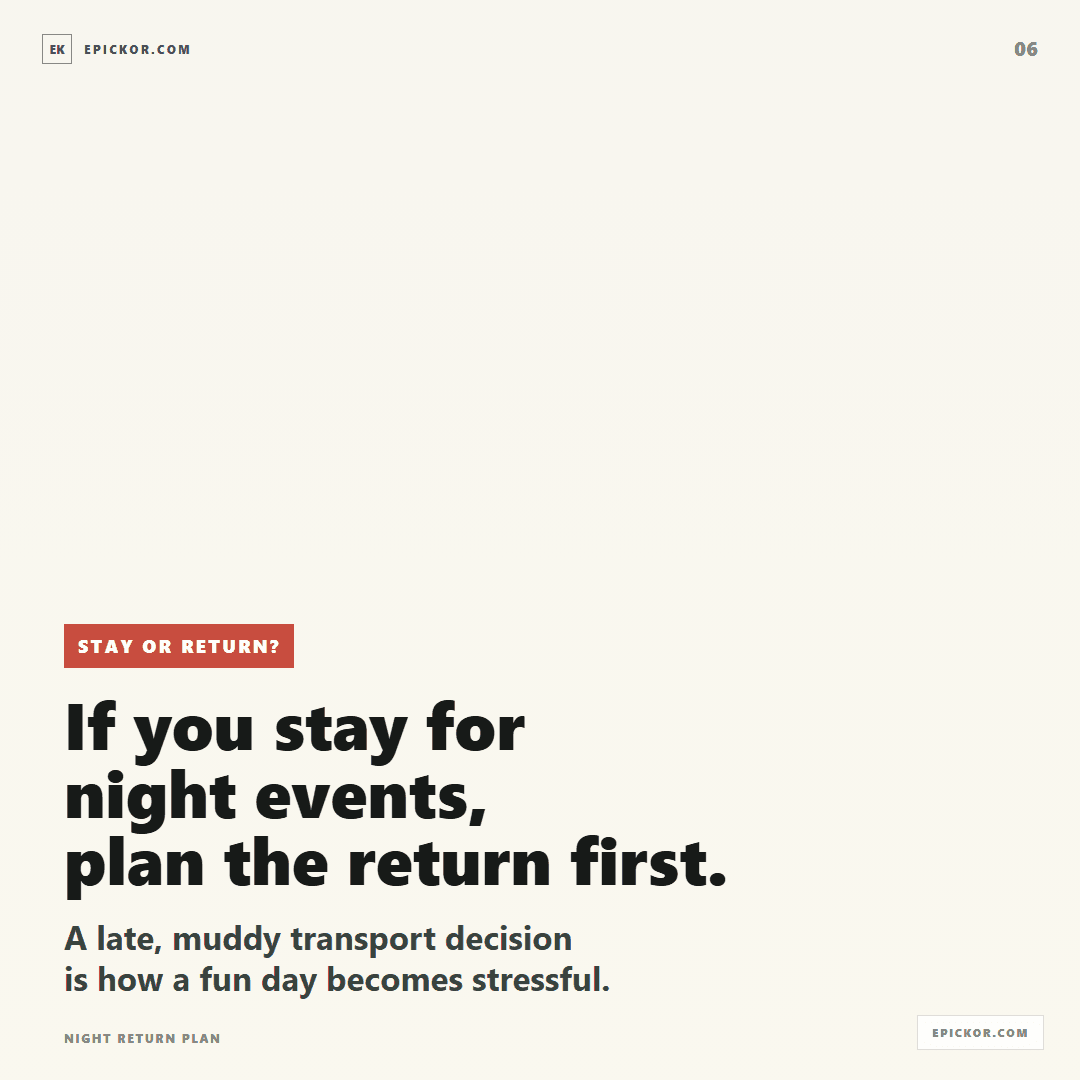 Night return plan