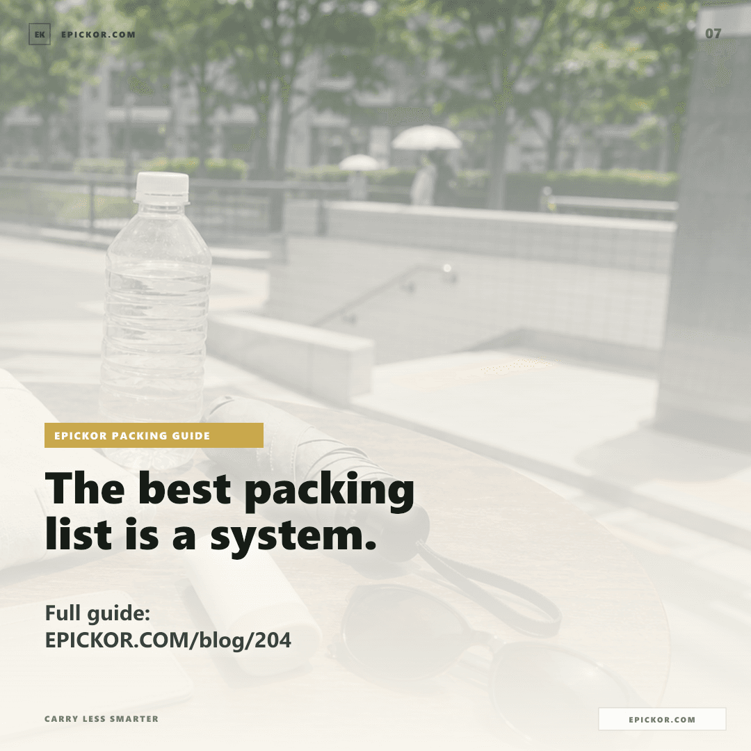 Carry less smarter