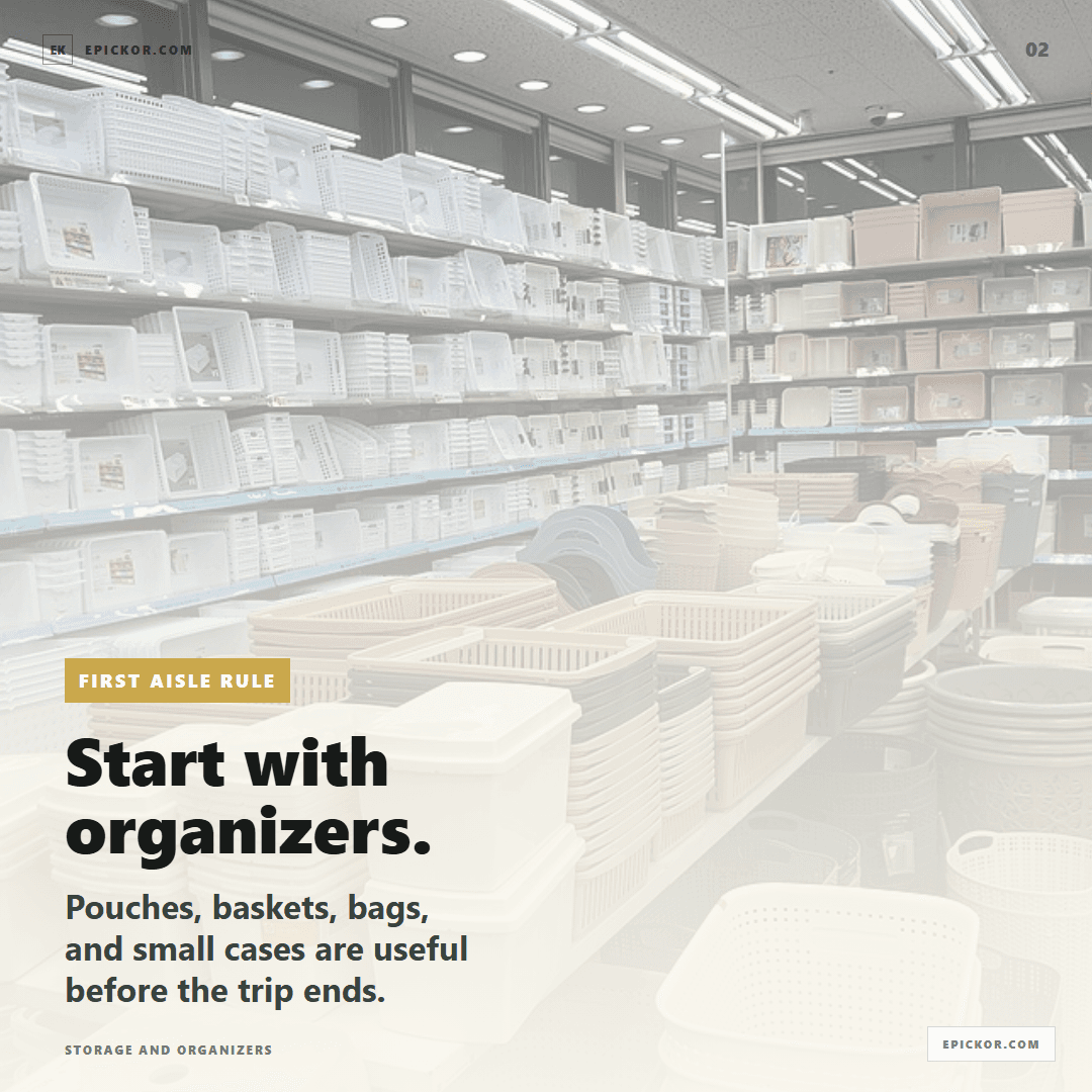 Storage and organizers