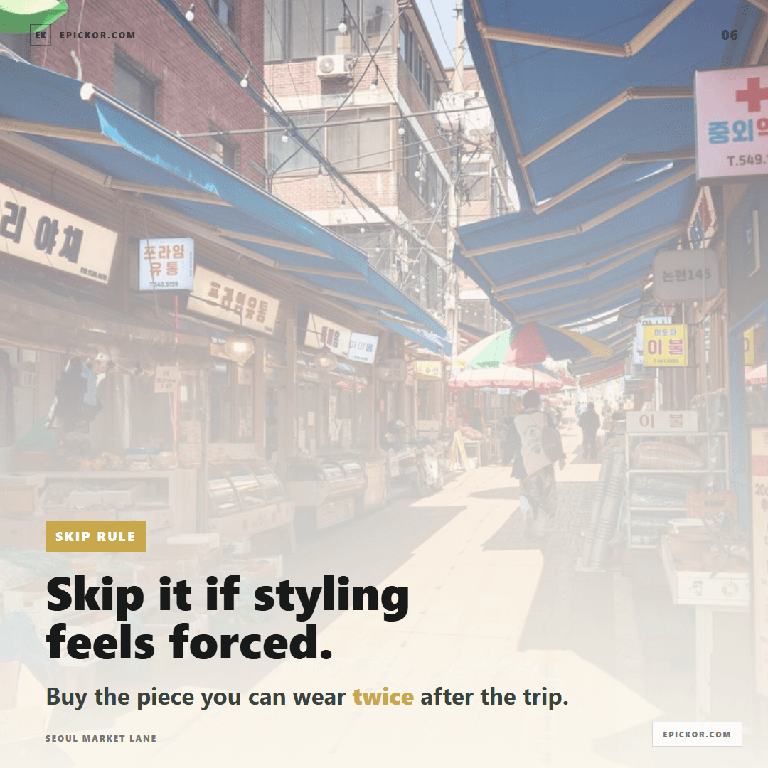 Seoul market lane