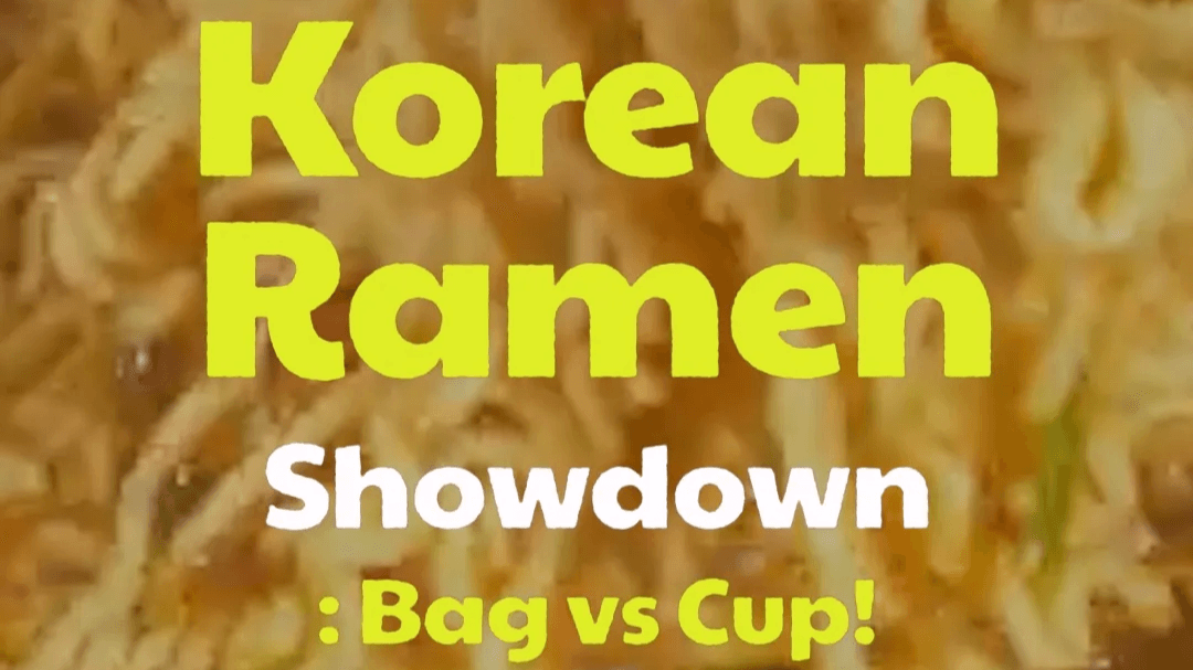 Korea’s Favorite Ramen Battle: Which Reigns Supreme, Bag or Cup?
