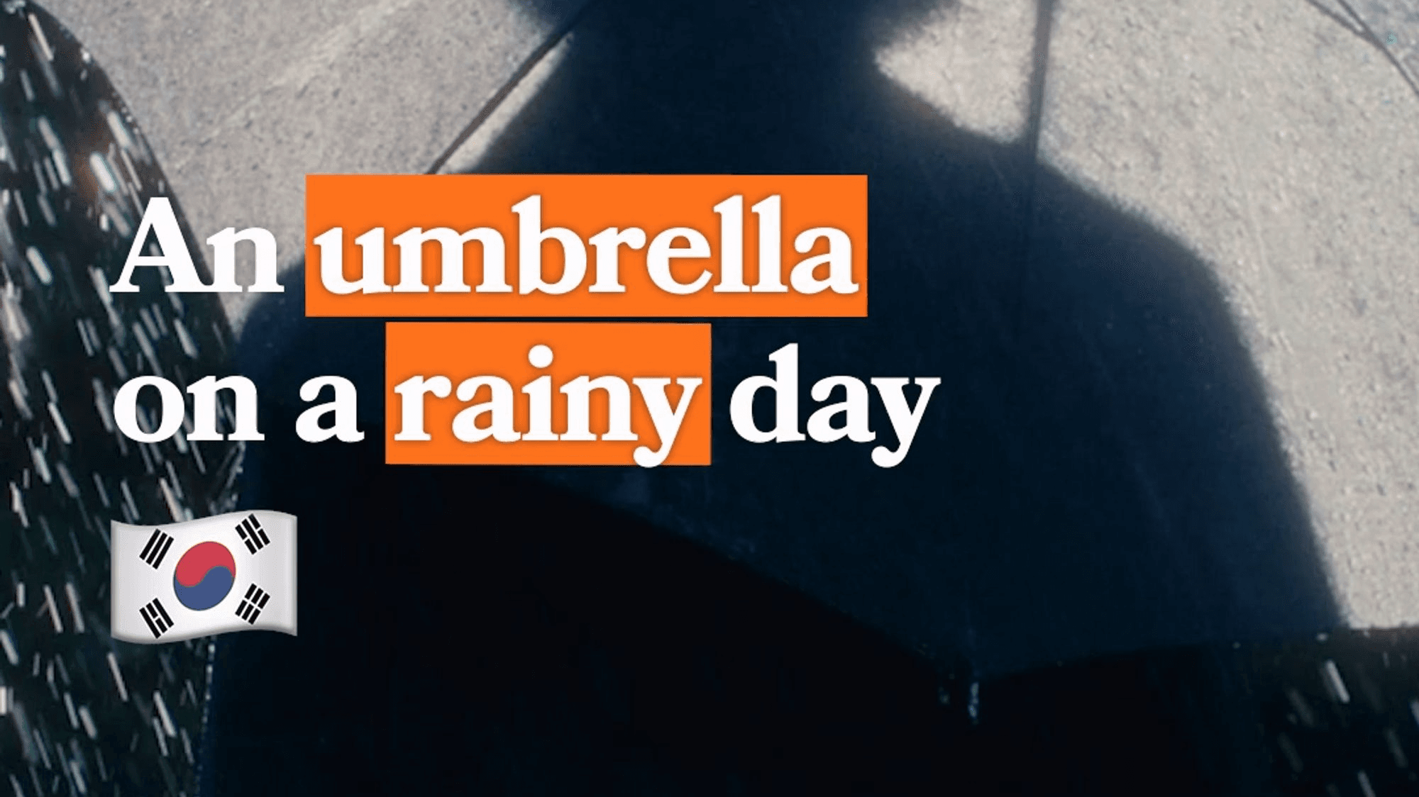 Cultural Differences in Umbrella Use: Why Koreans Always Carry One