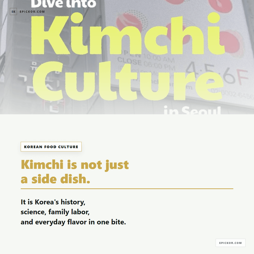 Kimchi Culture and Museum Kimchikan card-news cover