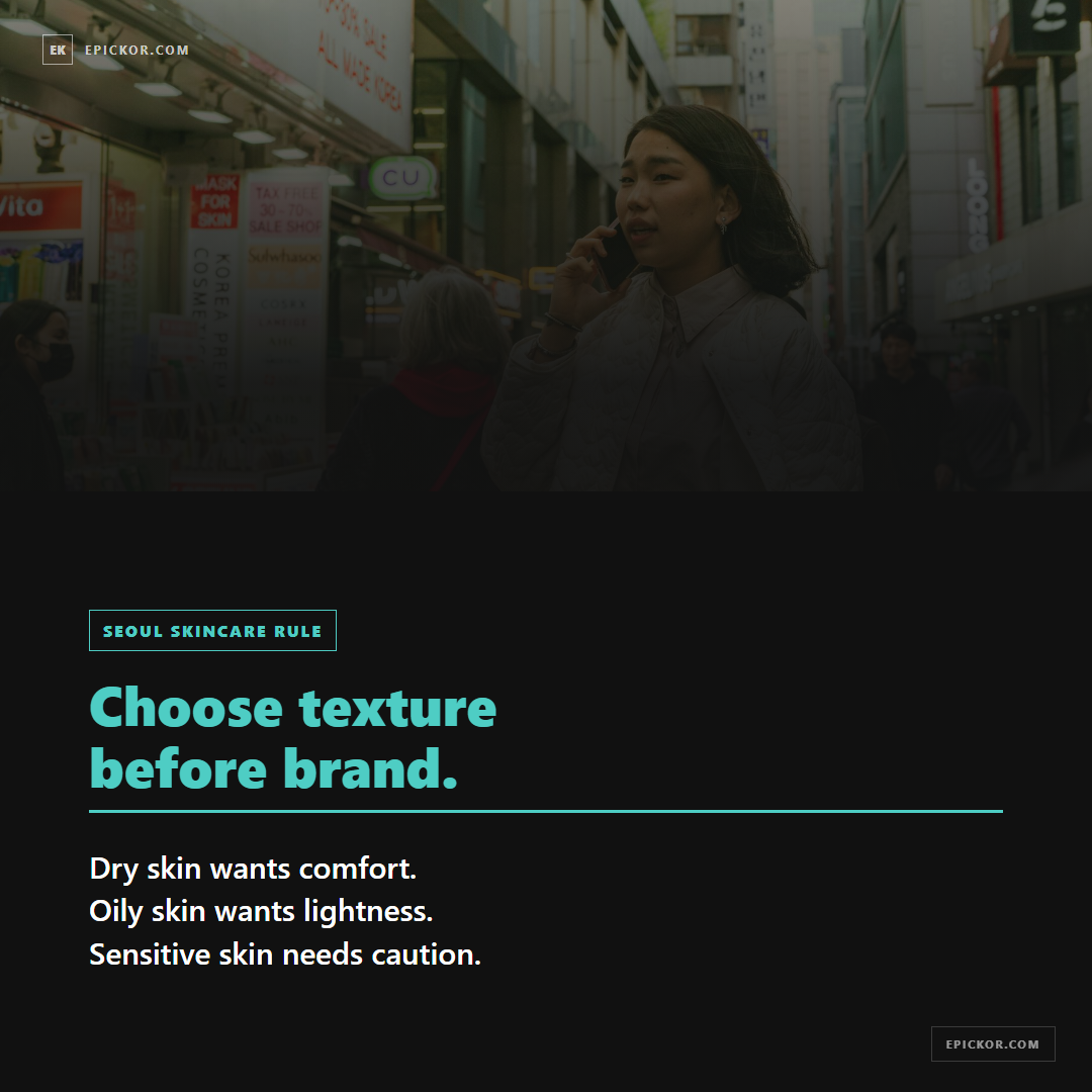 Korean Sunscreen Texture Guide card 3