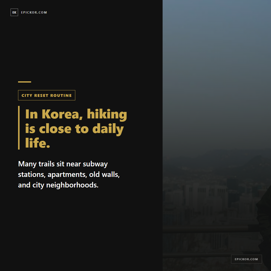 Korean Hiking Culture card 3