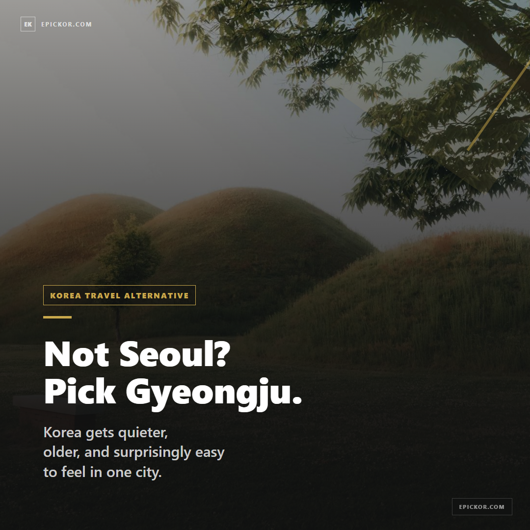 Not Seoul But Gyeongju Korea Travel guide cover