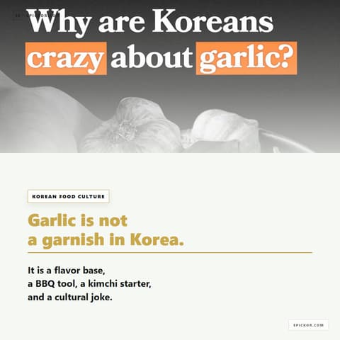 Korean Garlic Culture guide cover