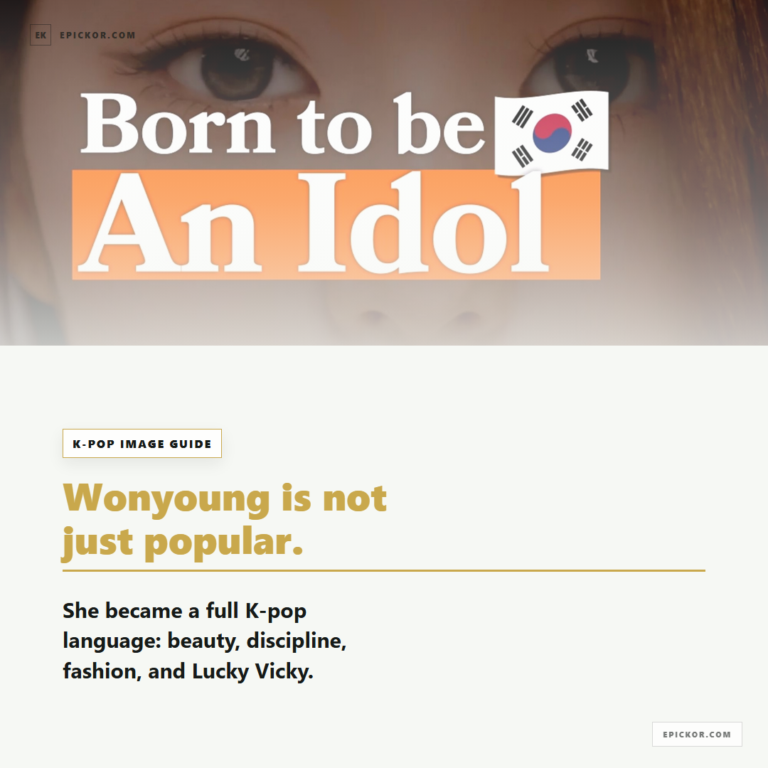 Jang Wonyoung and Wonyoungism guide cover
