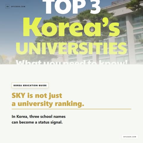 SKY Universities in Korea guide cover