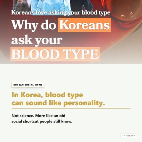 Korean Blood Type Personality Myth guide cover