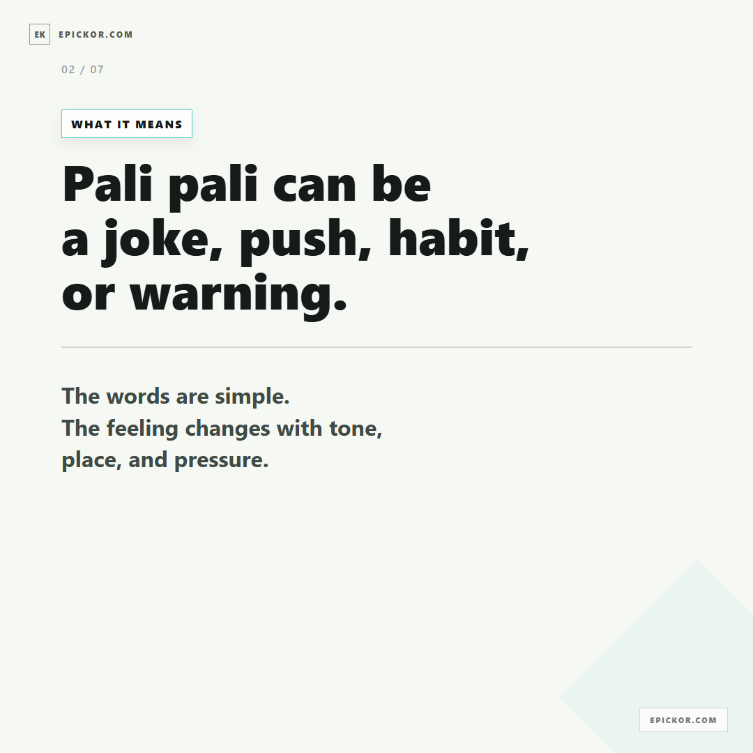 Hurry, but context matters