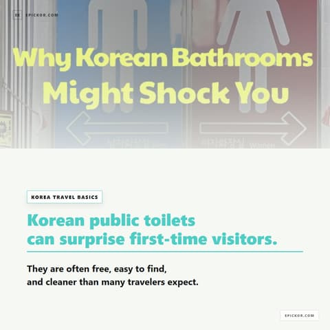 Korea Public Restroom Travel Tips guide cover