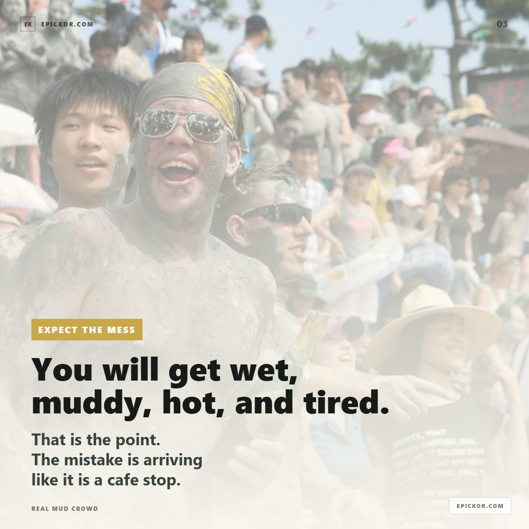 Real mud crowd