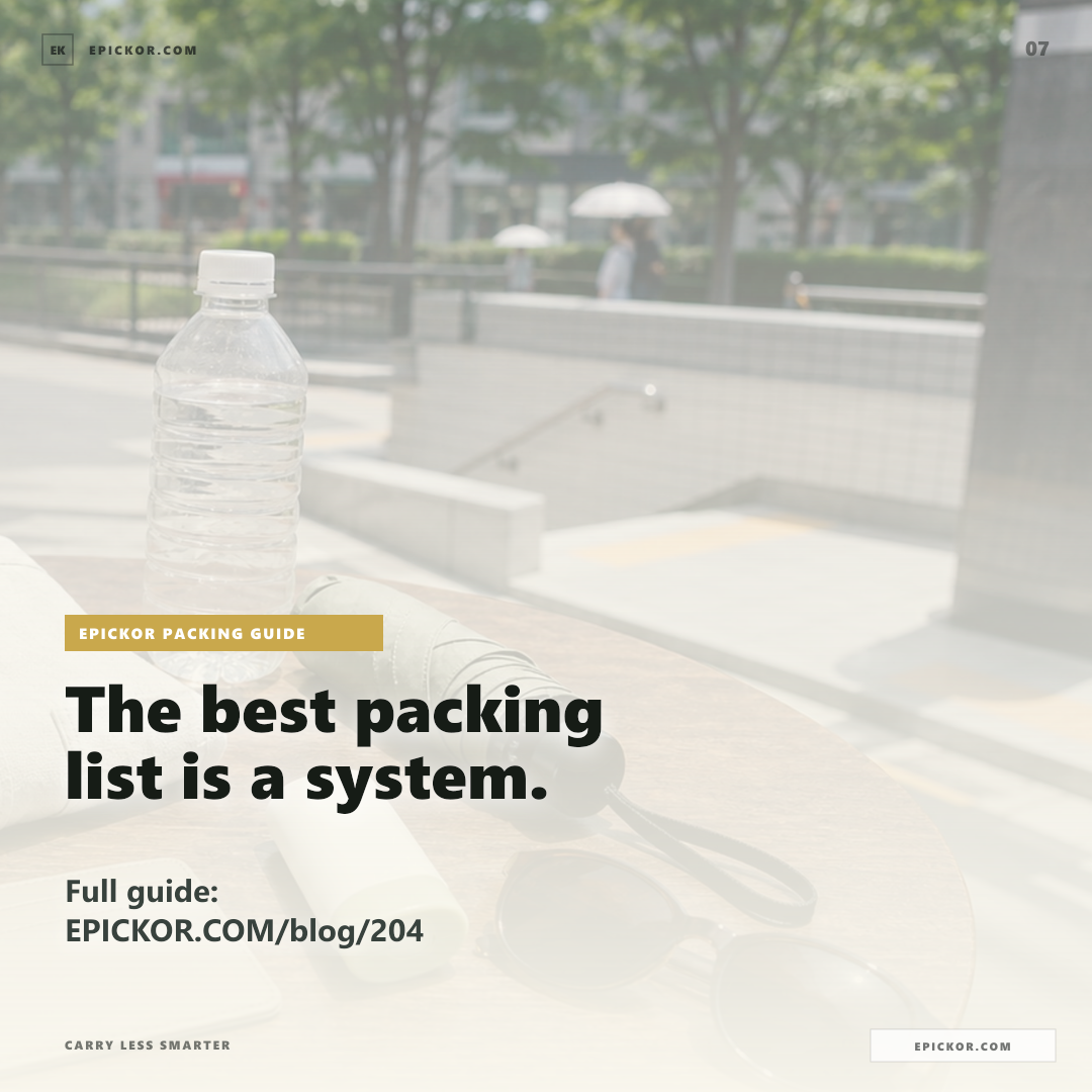Carry less smarter