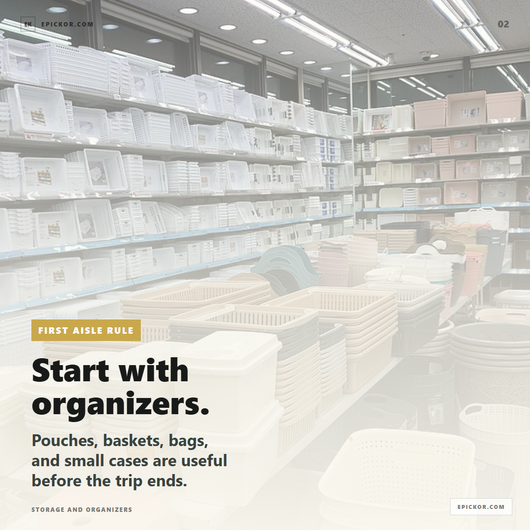 Storage and organizers