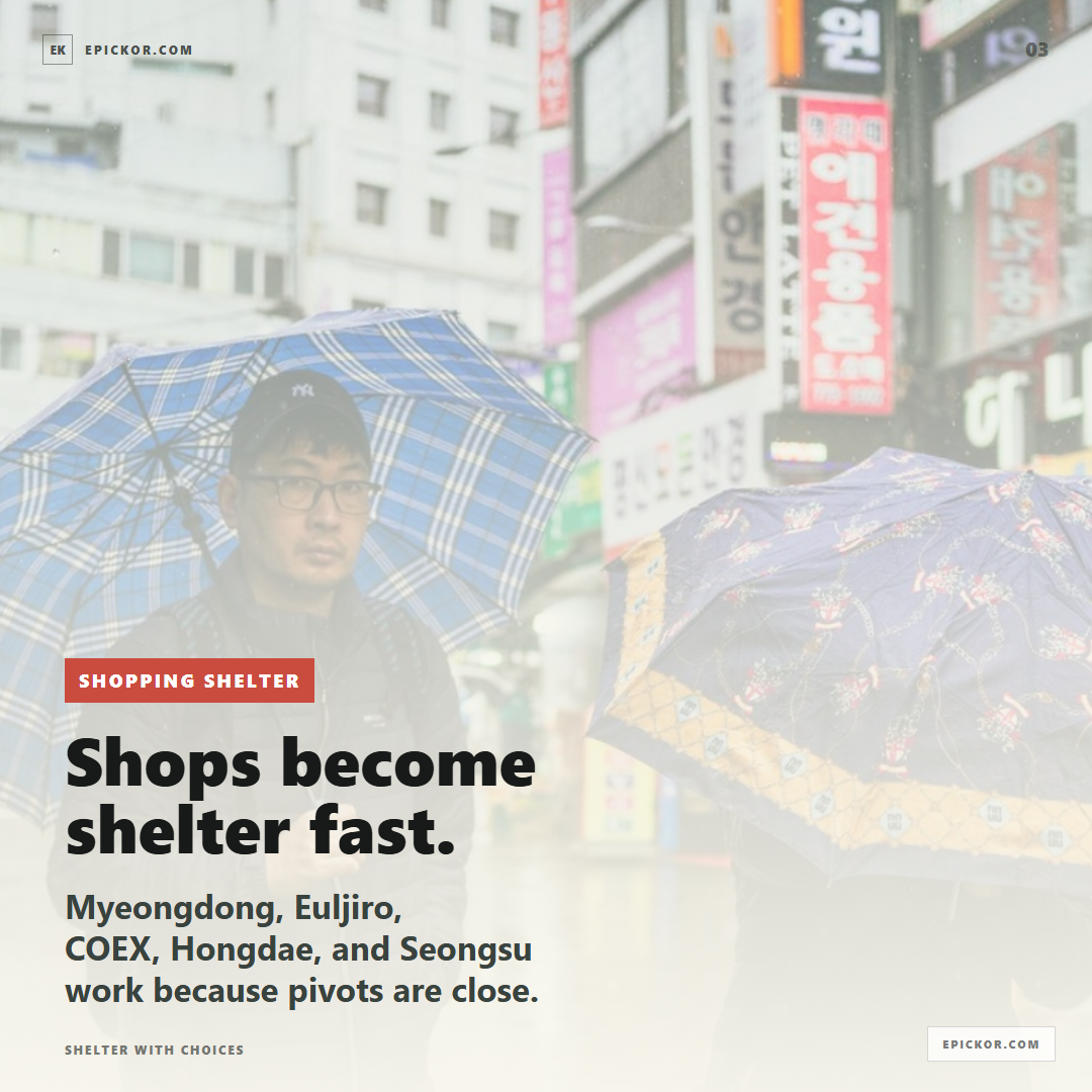 Shelter with choices