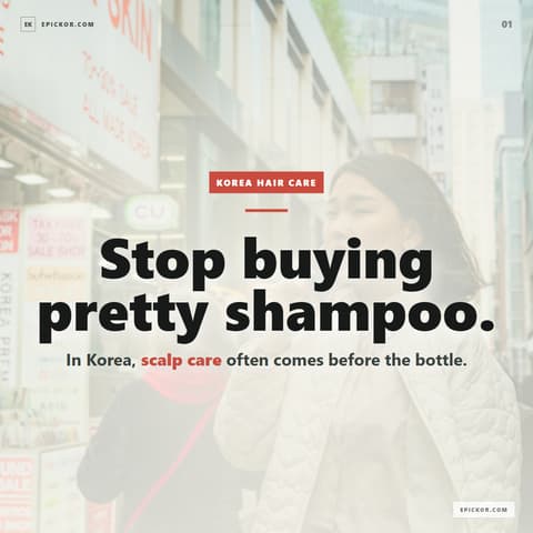 Korean Hair Care Shopping Guide guide cover