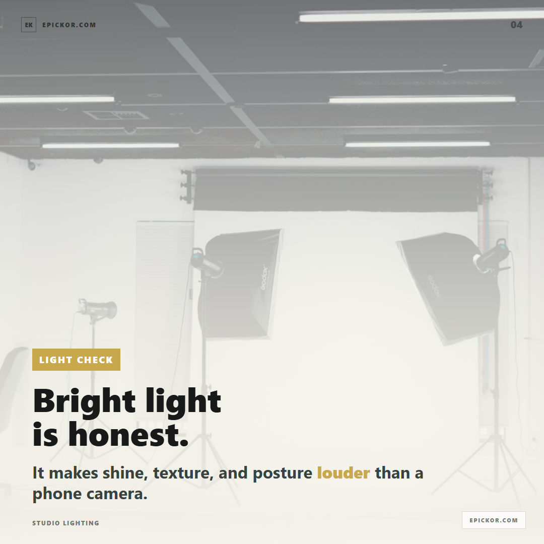 Studio lighting