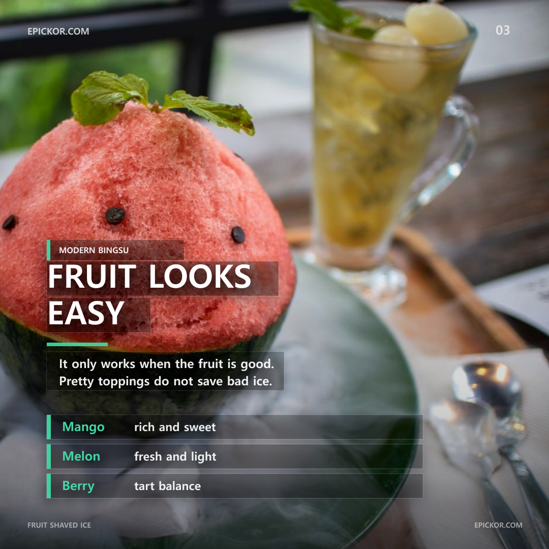 Fruit shaved ice
