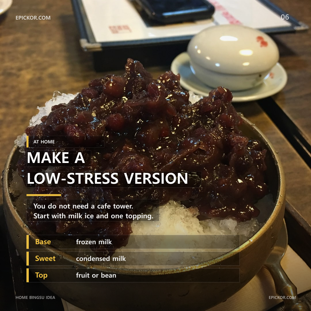 Home bingsu idea