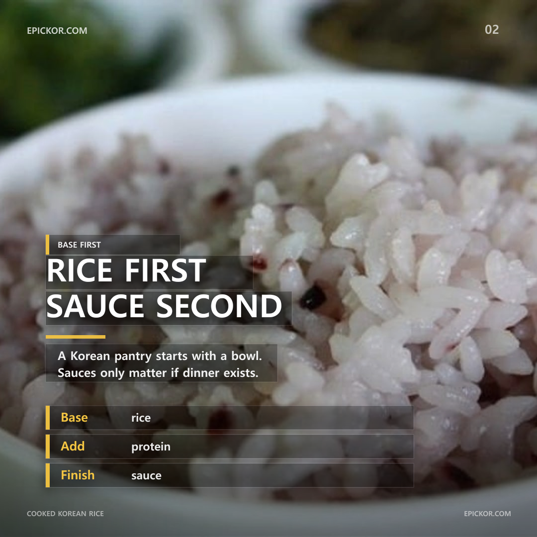 Cooked Korean rice