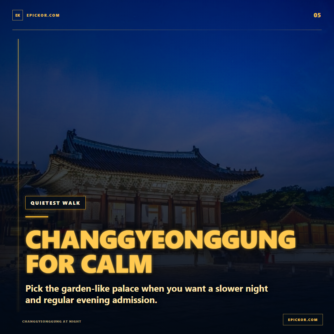 Changgyeonggung at night