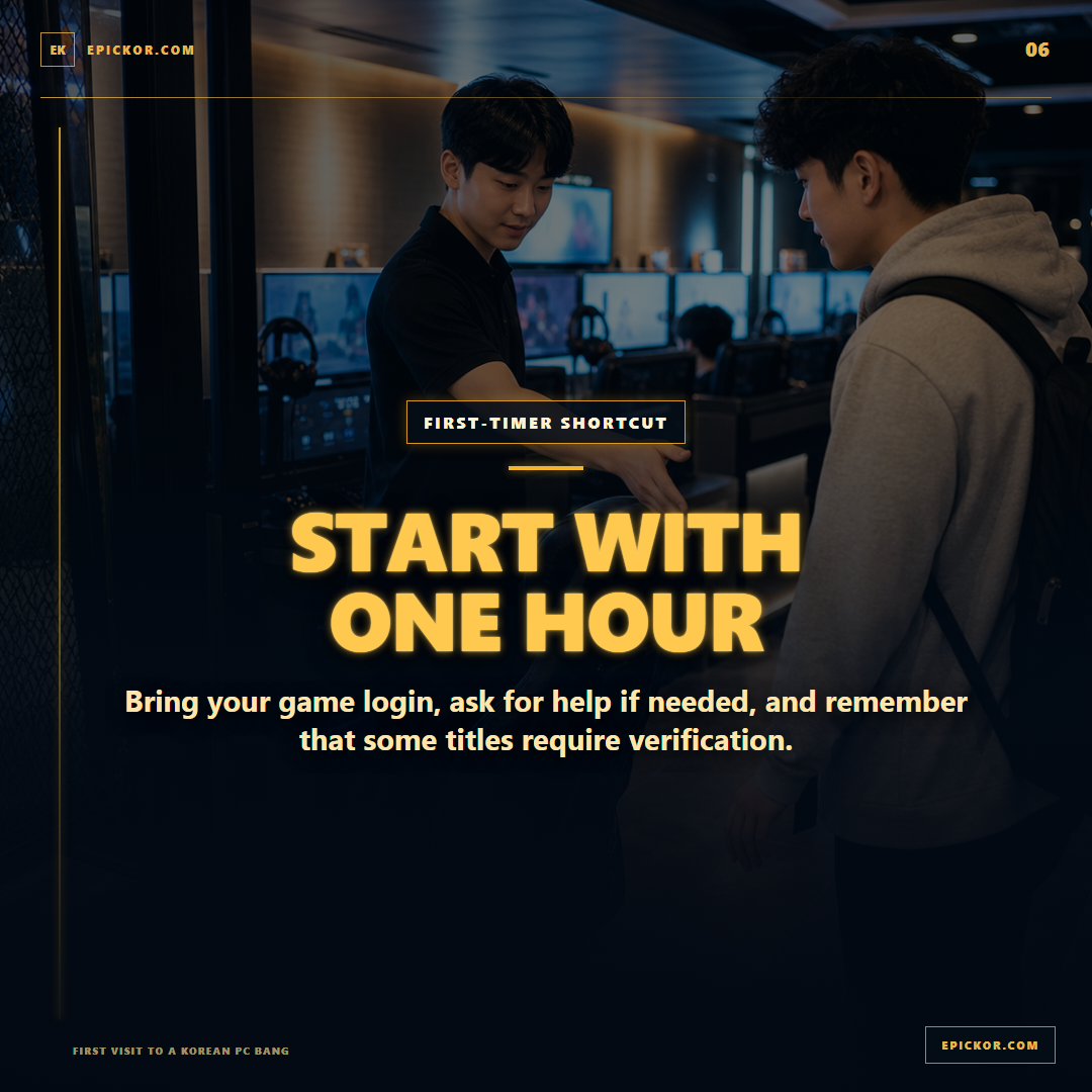 First visit to a Korean PC bang