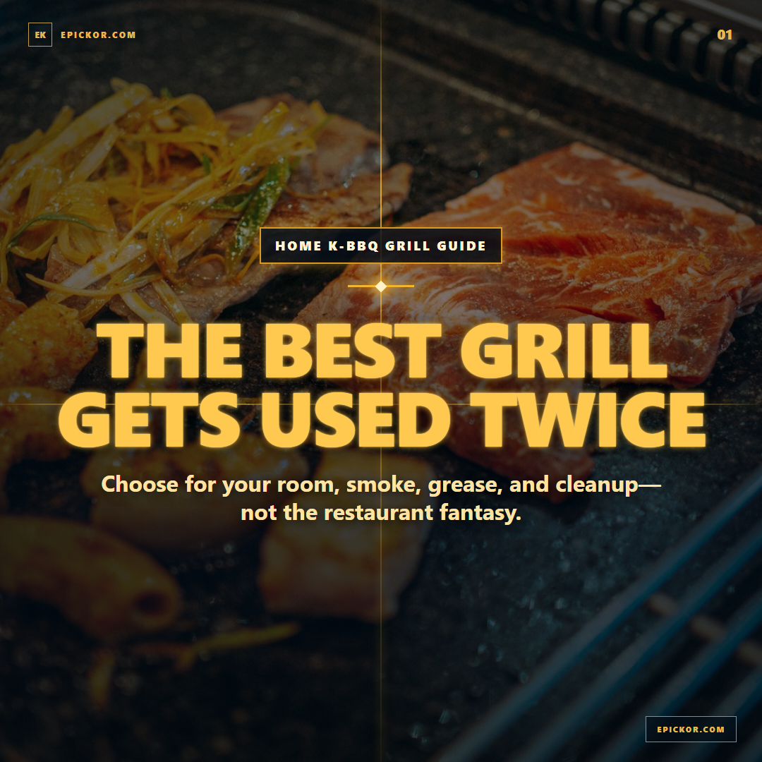 Korean BBQ Grill for Home 2026: Electric vs Grill Pan guide cover