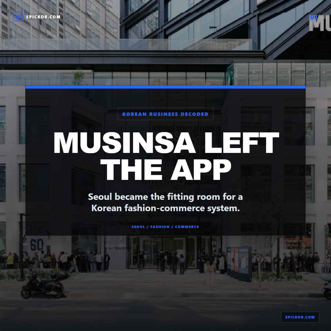 MUSINSA Business: Seoul Fashion Commerce guide cover