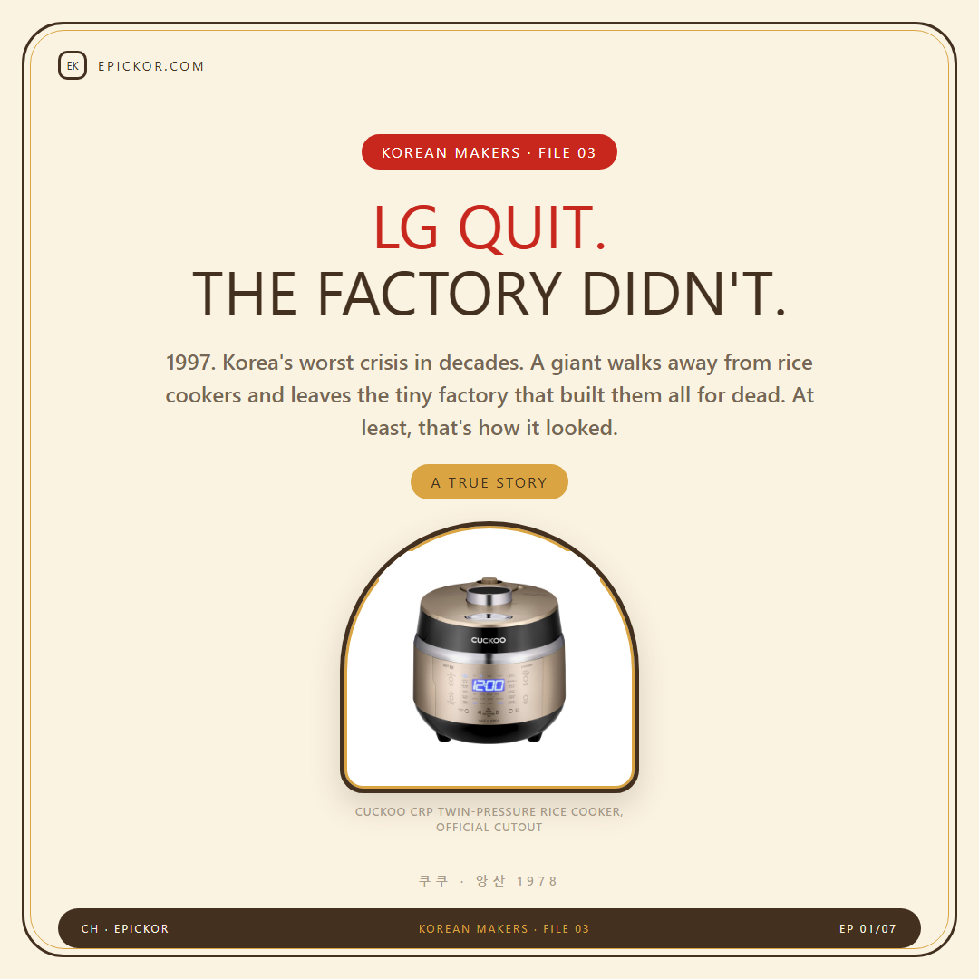 Cuckoo: The Korean Rice Cooker That Outlived LG, Its Own Client guide cover