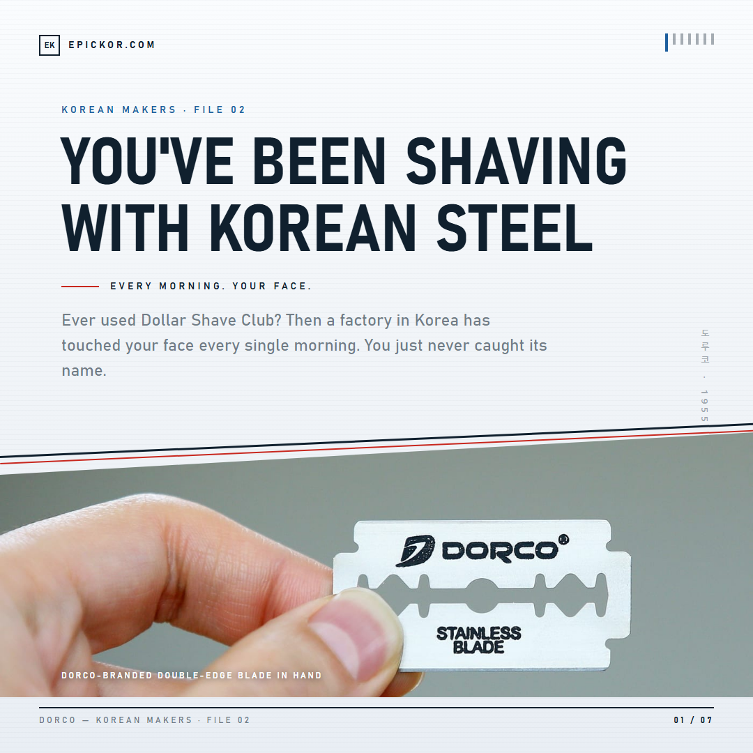 Dorco: The Korean Blades Behind Dollar Shave Club guide cover