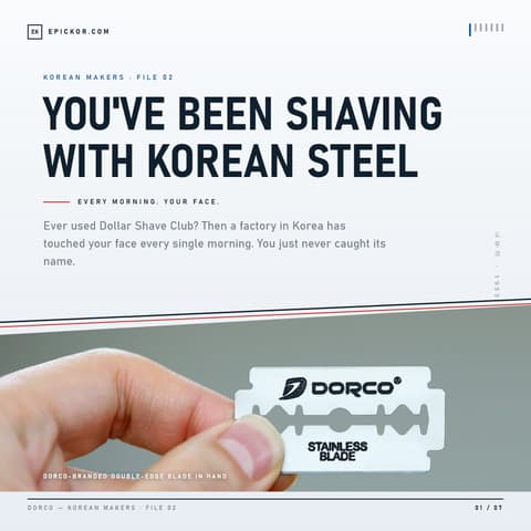 Dorco: The Korean Blades Behind Dollar Shave Club guide cover