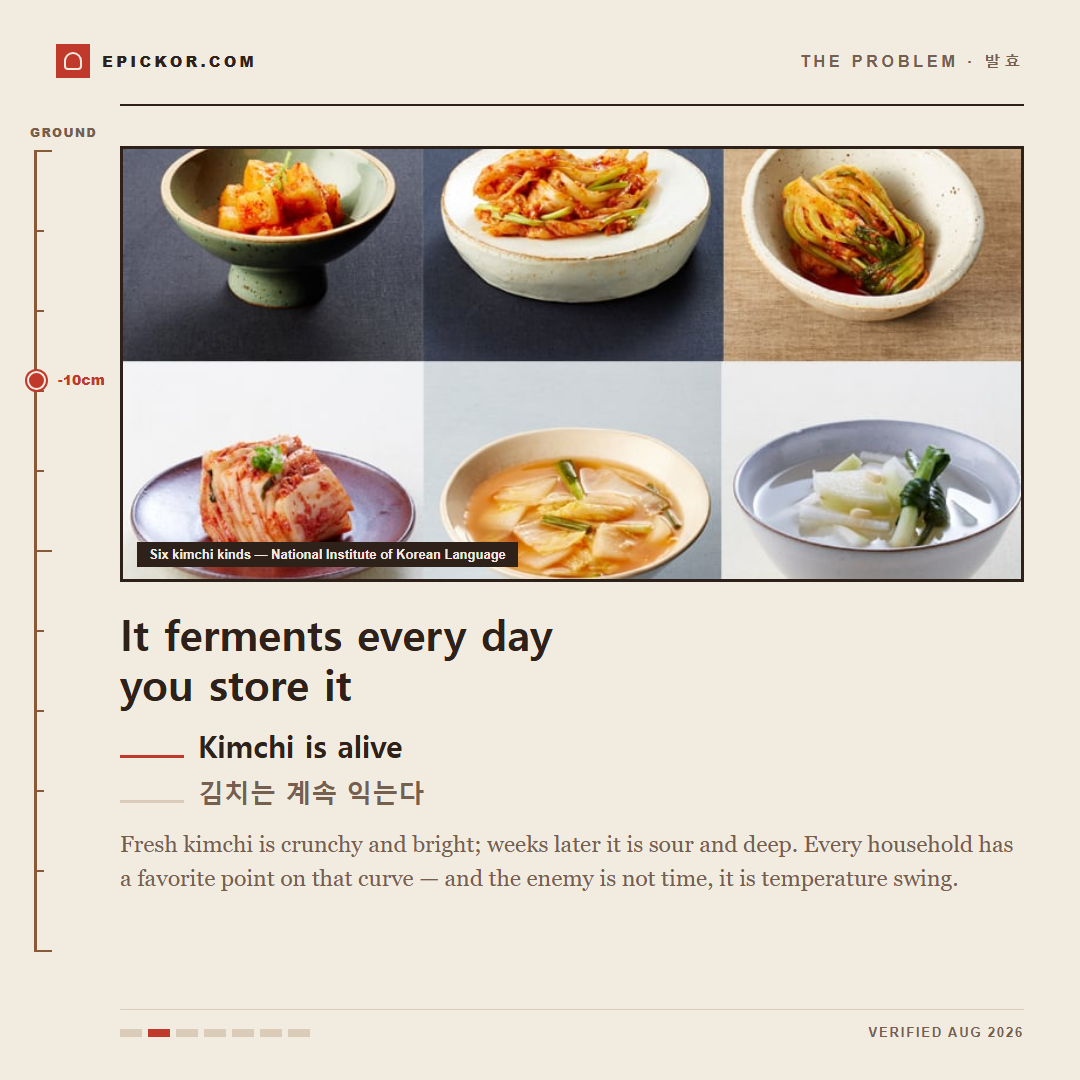 Six kimchi kinds — National Institute of Korean Language