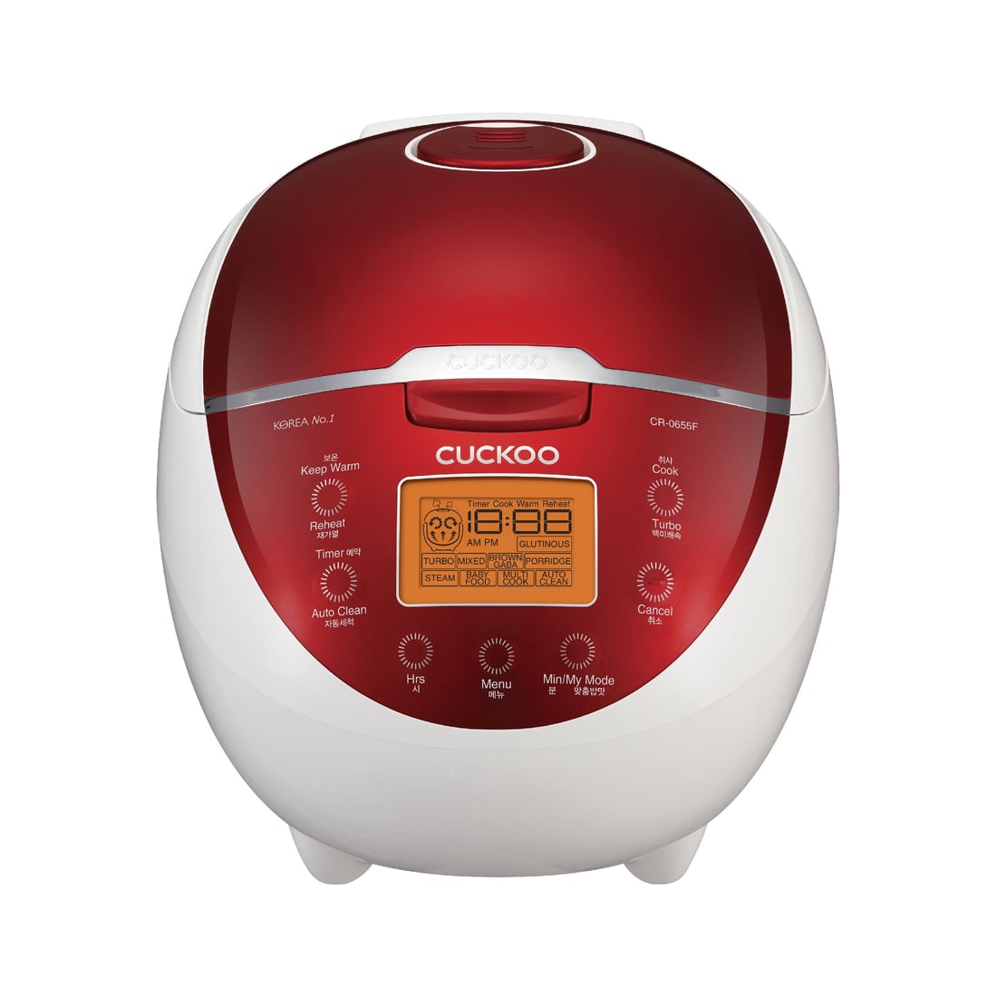 CUCKOO CR-0655F 6-cup micom rice cooker, official product image.