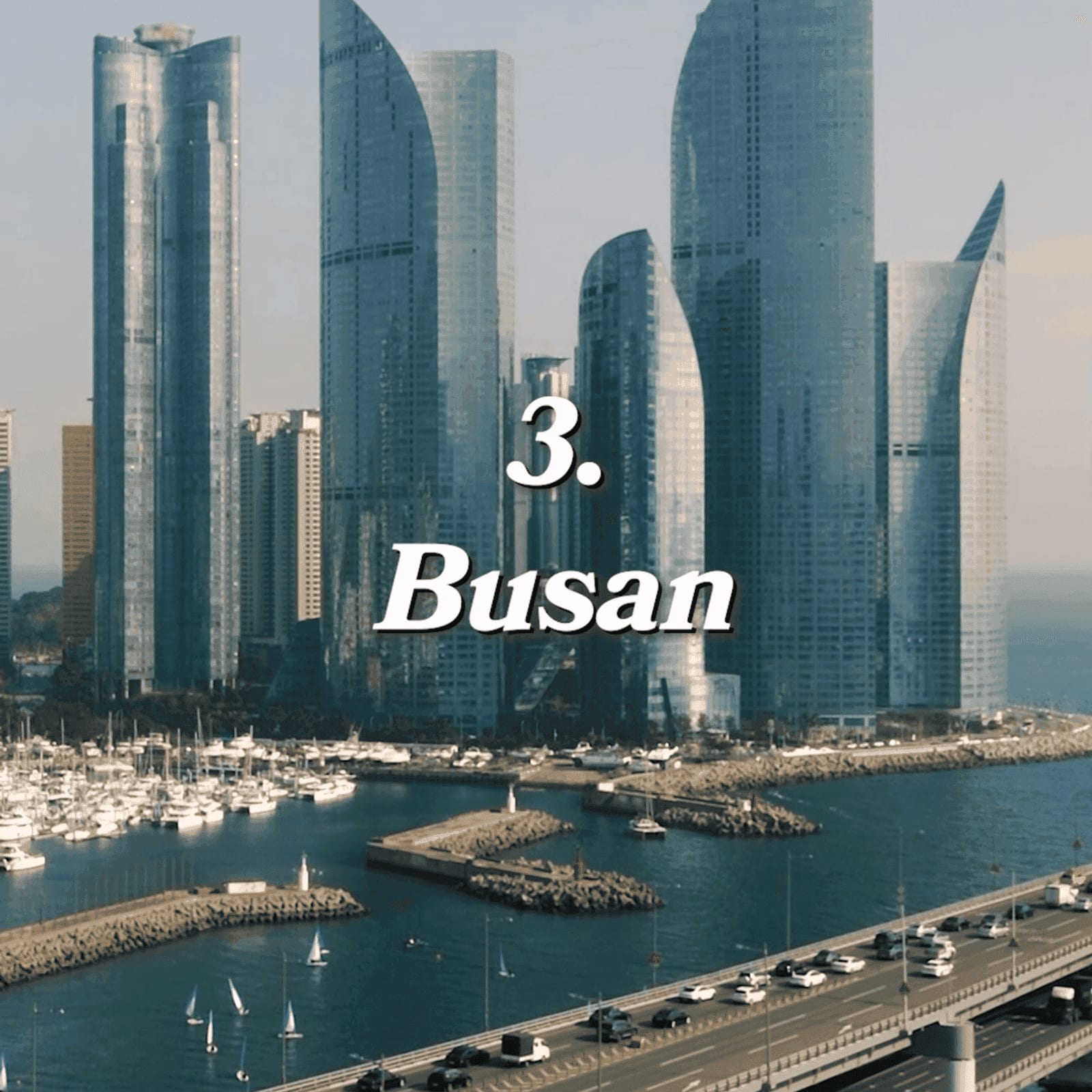 Busan skyline and waterfront image from the original EpicKor Korea travel package.