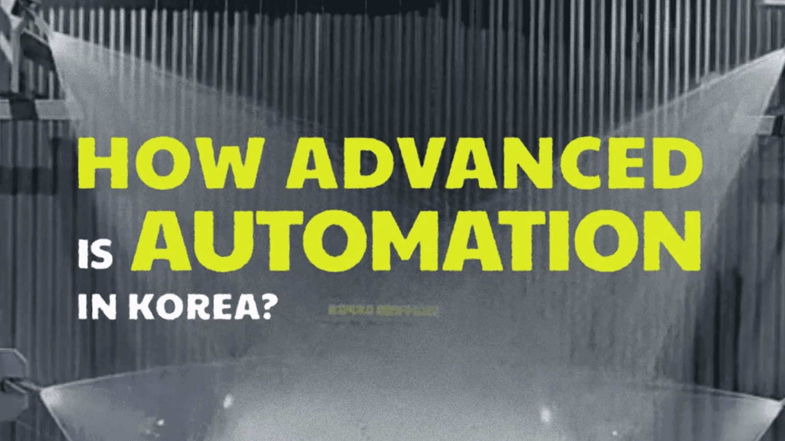 Korea's Automated Convenience Culture: Ramen Machines to Robots