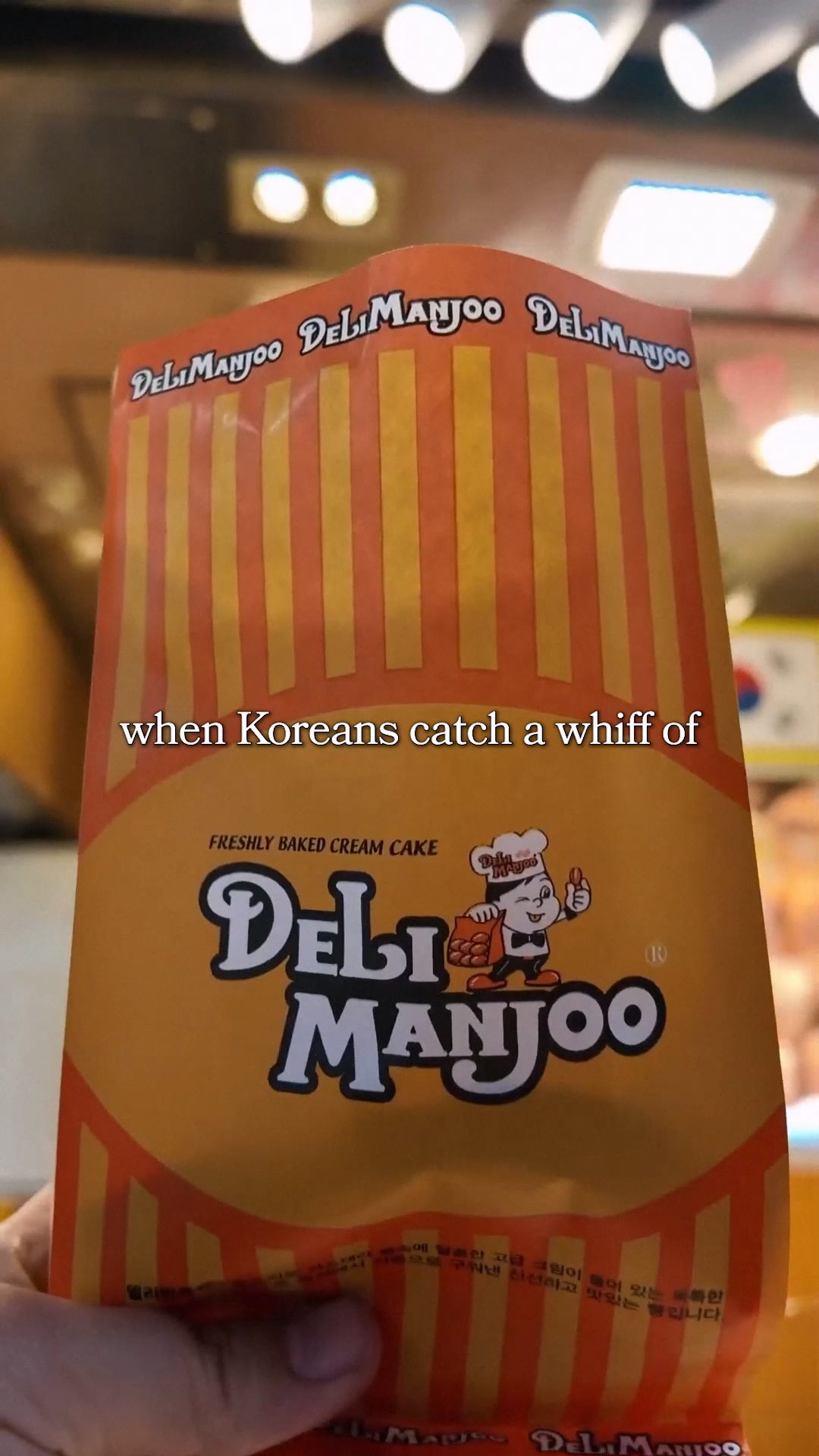 Deli Manjoo Korean snack shape frame from EpicKor video