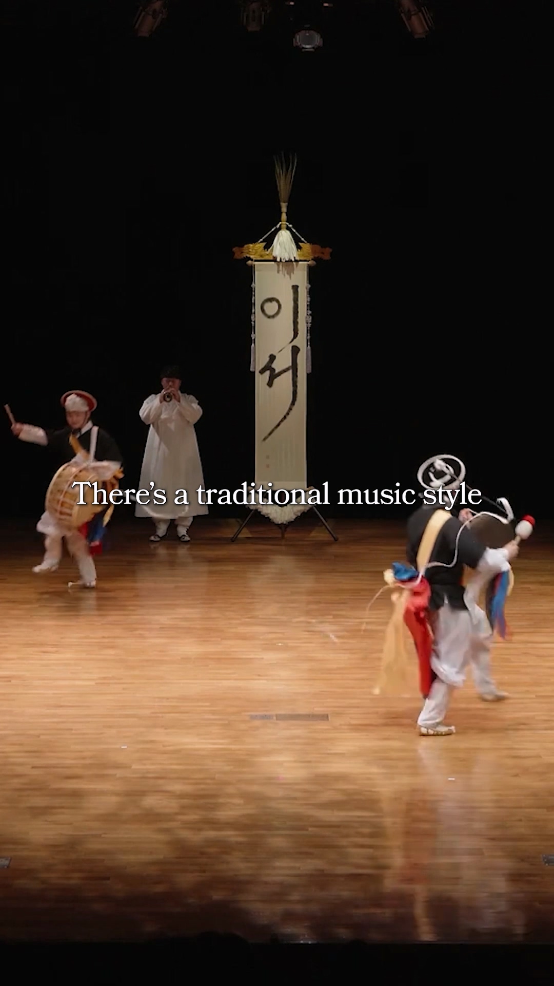 Close up of the intricate drum skins and gong surfaces