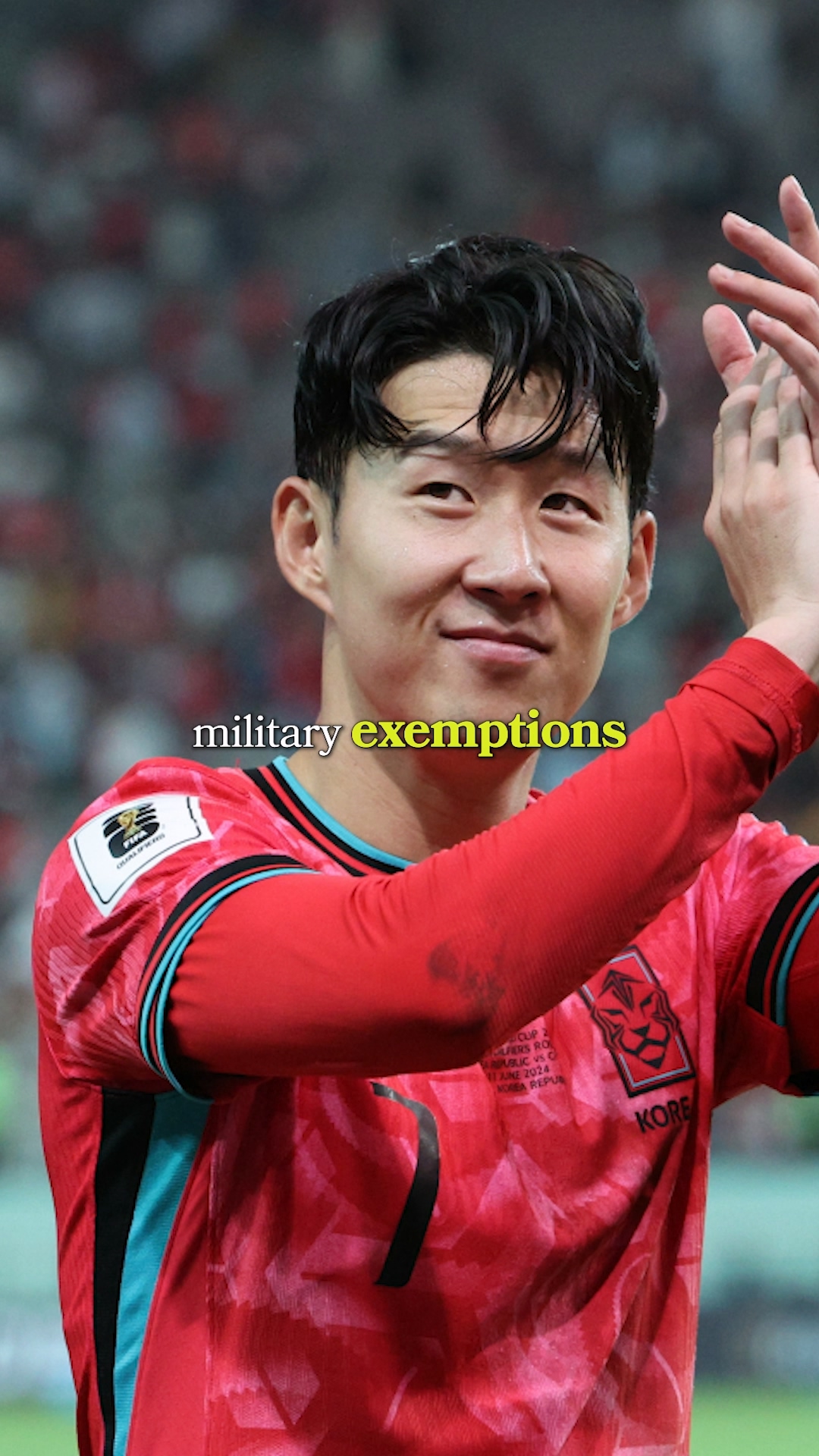 Jin of BTS in his military uniform during a ceremony