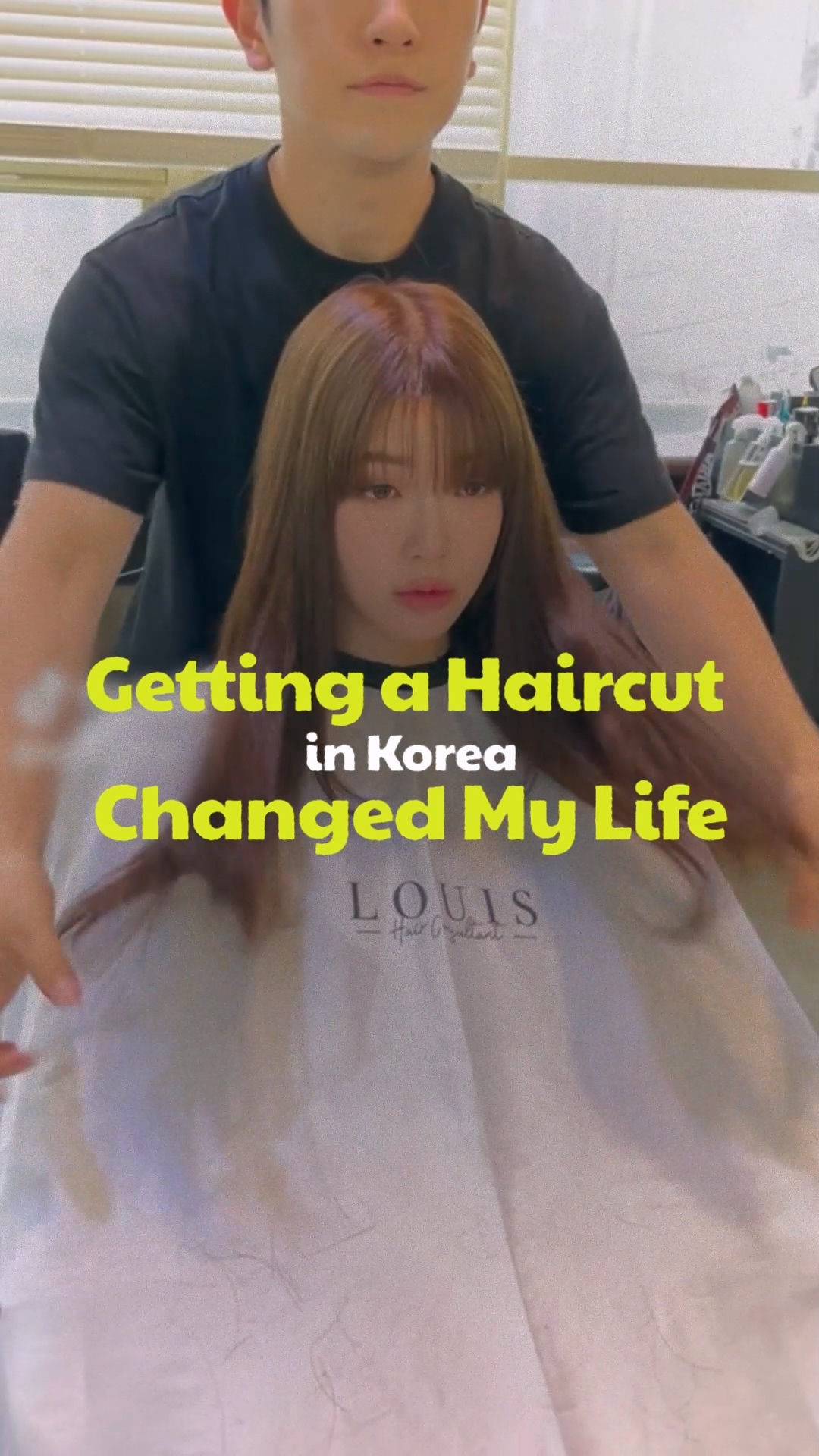 A stylist having a detailed consultation with a client