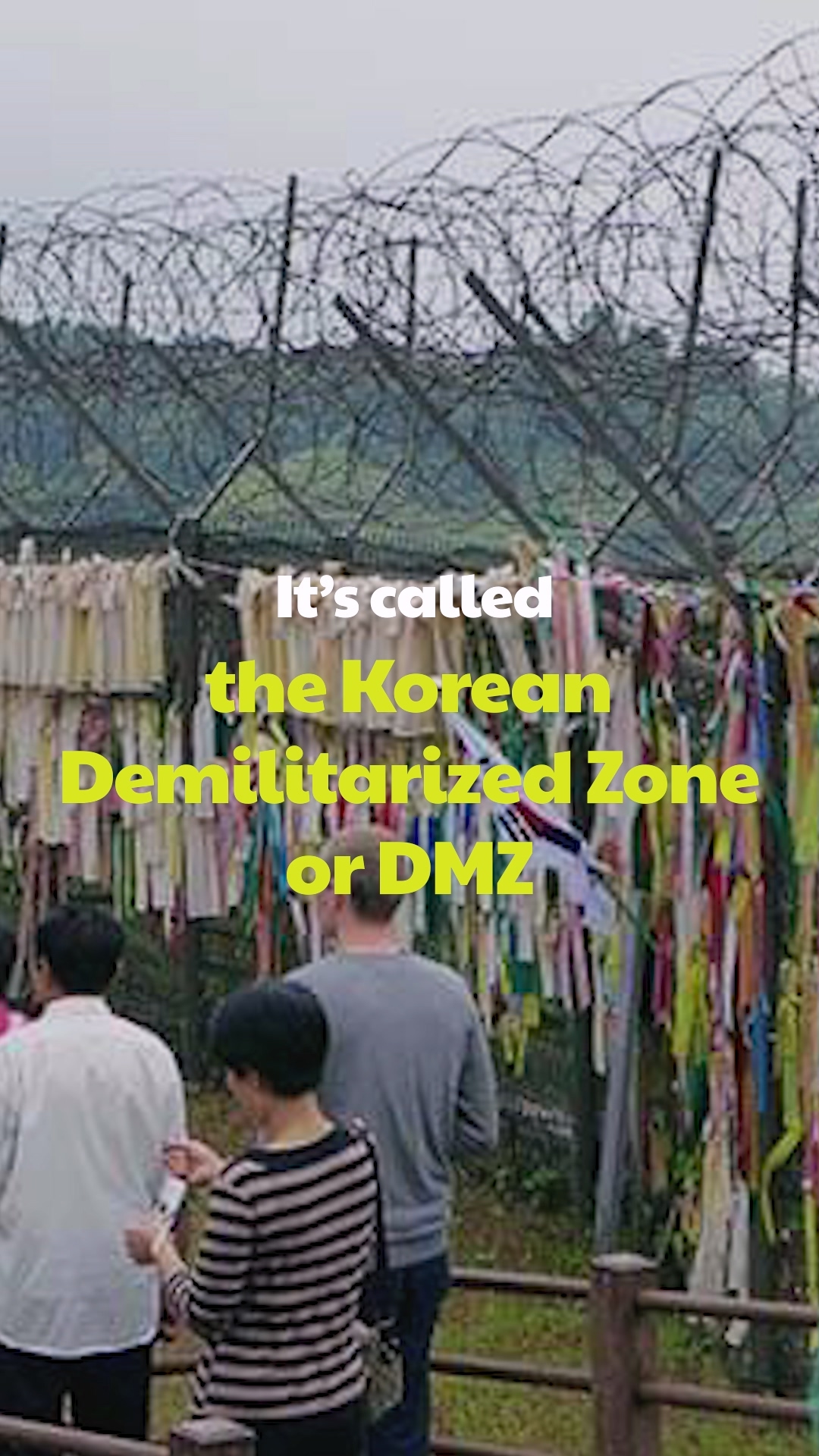 A South Korean soldier standing guard at the border