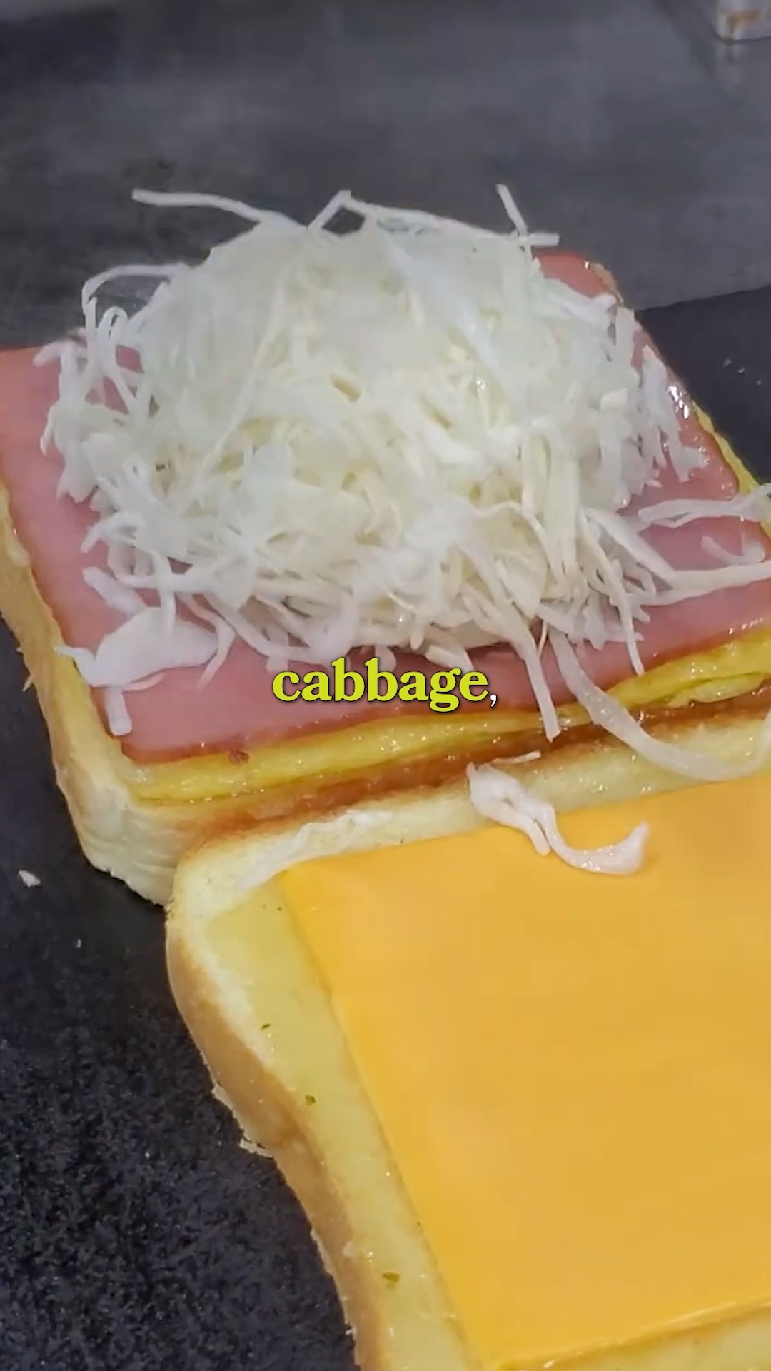 Close up of the signature golden-brown toasted bread