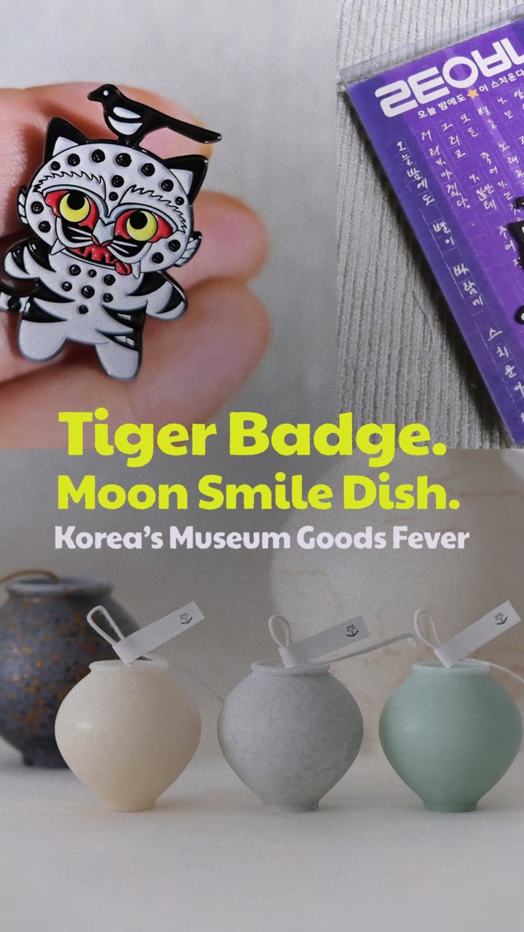 Row of colorful Pensive Bodhisattva miniatures on a shelf