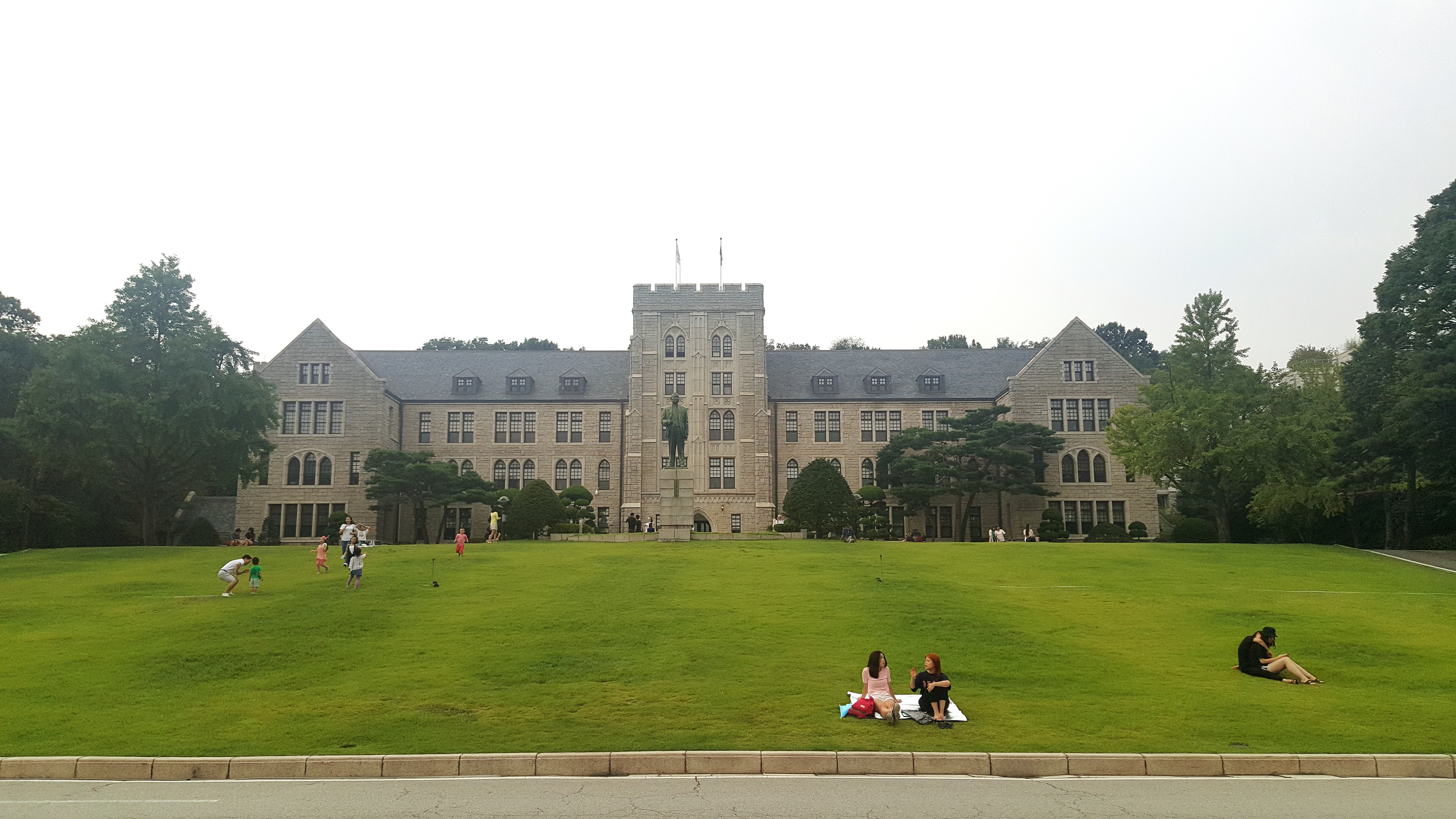 Korea University main building in Seoul.