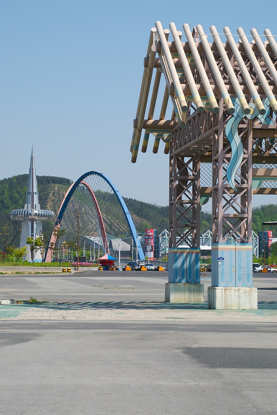 Expo Science Park and Hanbit Tower in Daejeon.