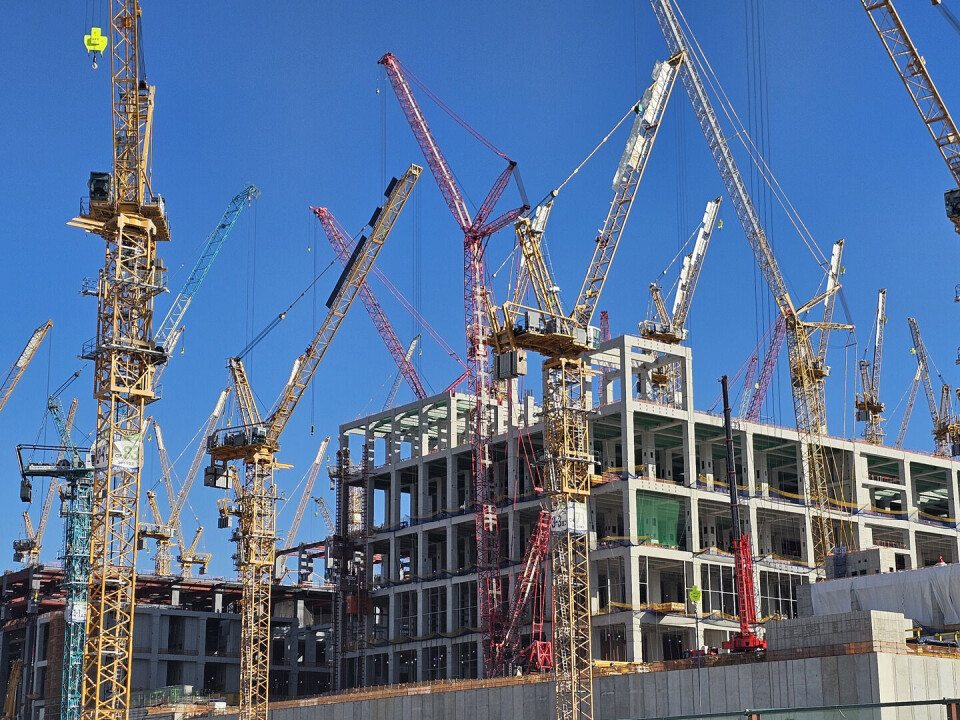 Construction continues at the Yongin semiconductor cluster, a major Korean chip infrastructure project.