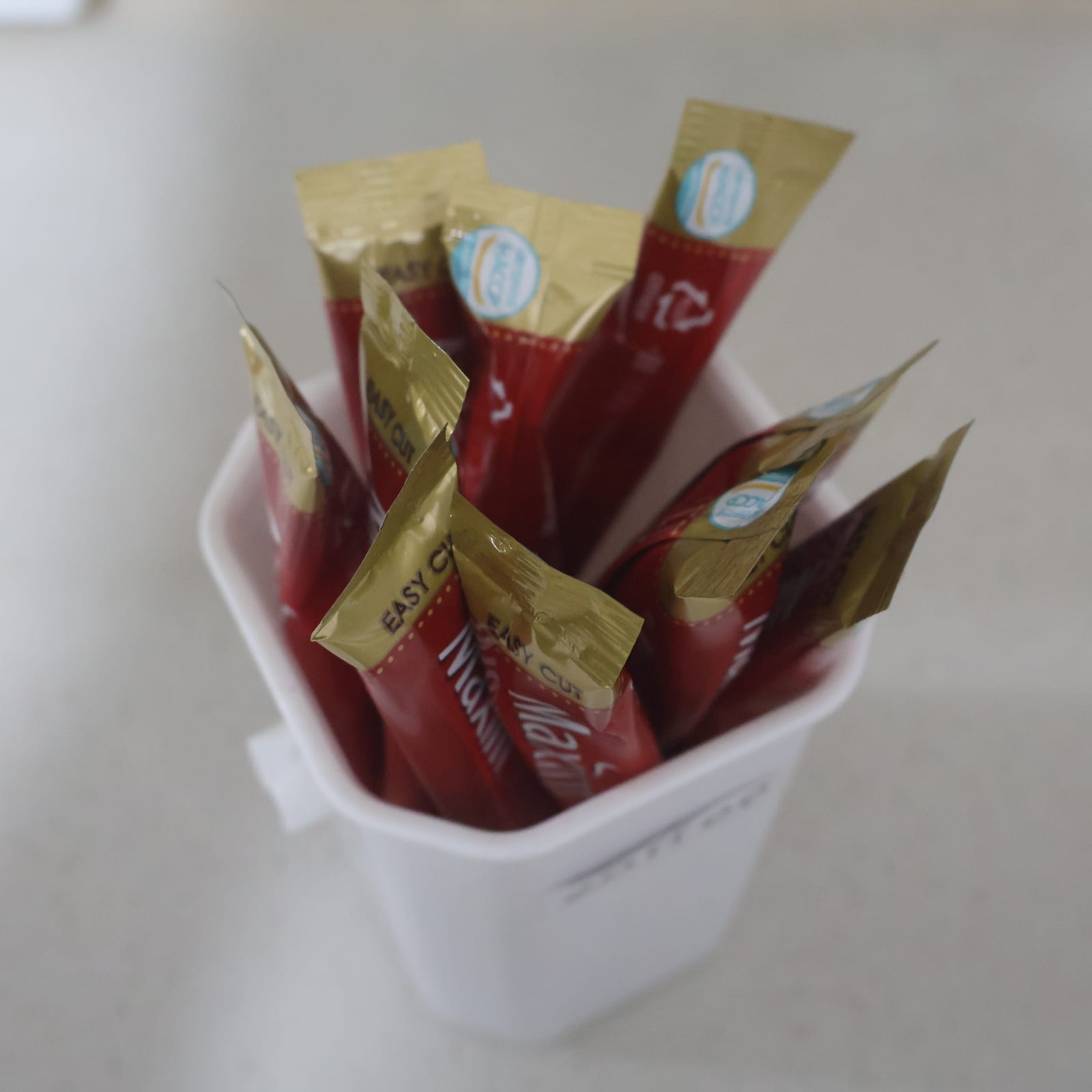 Korean Maxim coffee mix sticks.