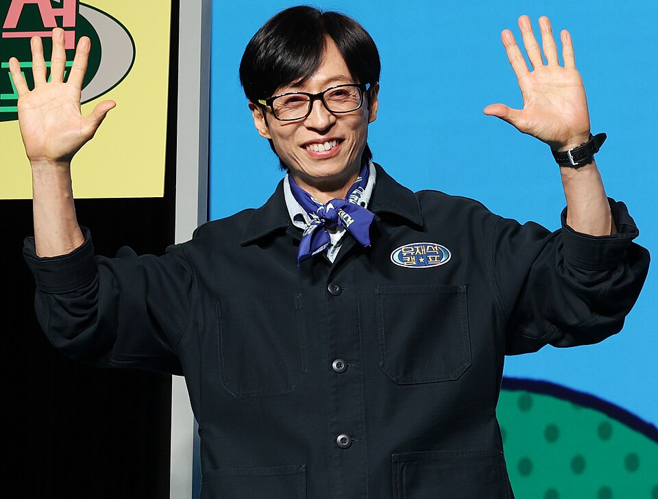 Yoo Jae-suk photographed in 2026 during filming for Yoo Jae-suk Camp.